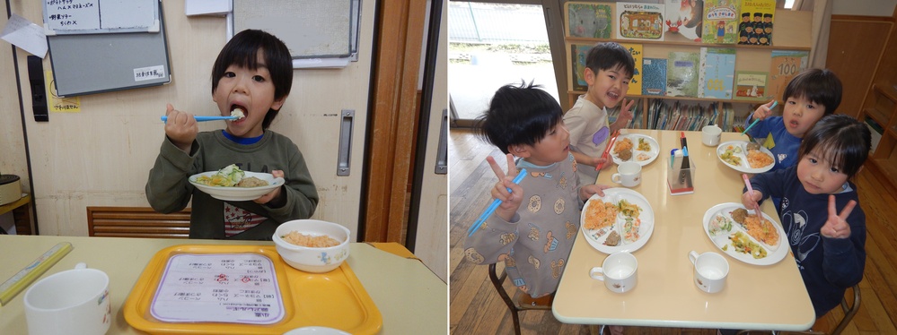 給食の様子 (2)