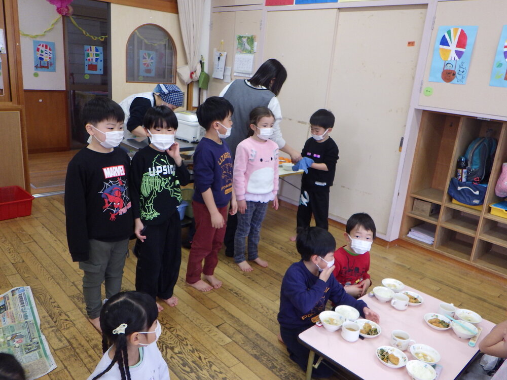 給食の様子
