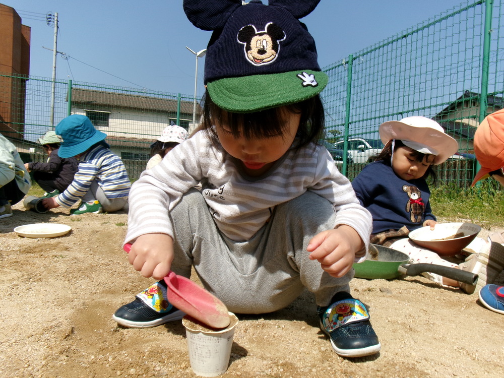 ままごとの様子
