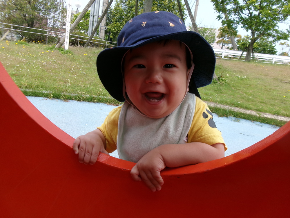 あすてらす公園で遊んでいる