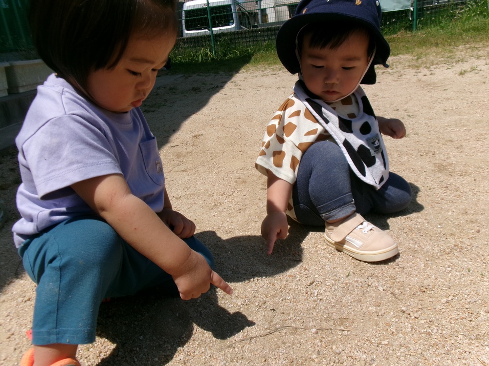 園庭で遊んでいる様子 (6)