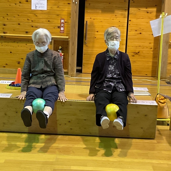 体操中です