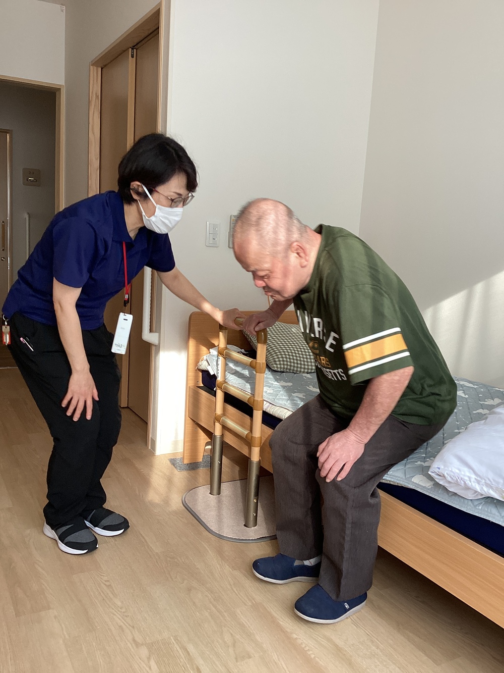 Aさん立ち上がり