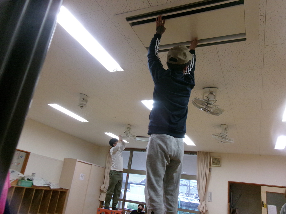 環境整備の様子
