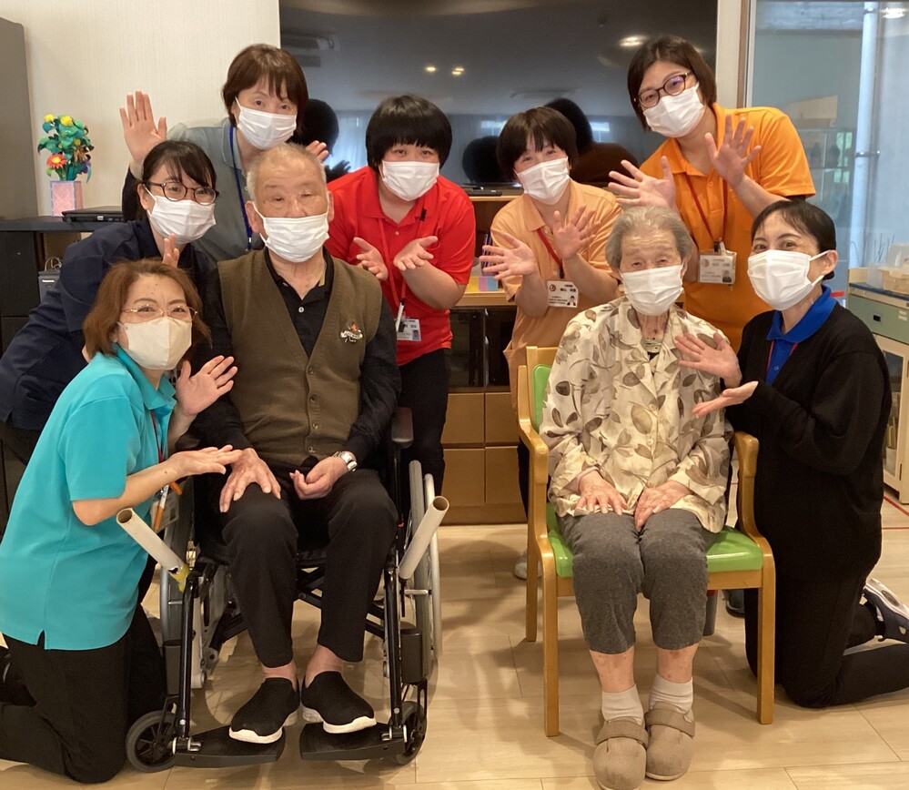 誕生日の利用者さん