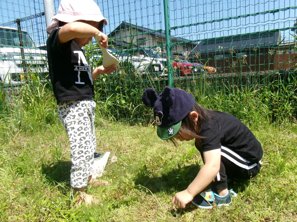 園庭遊びの様子