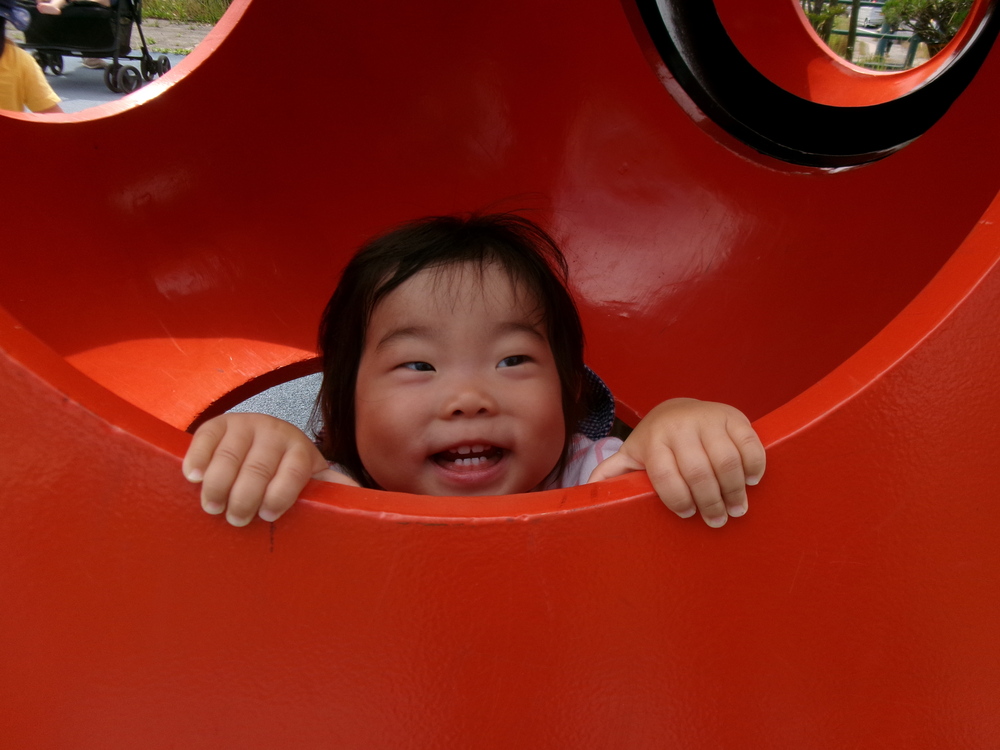 あすてらす公園で遊んでいる
