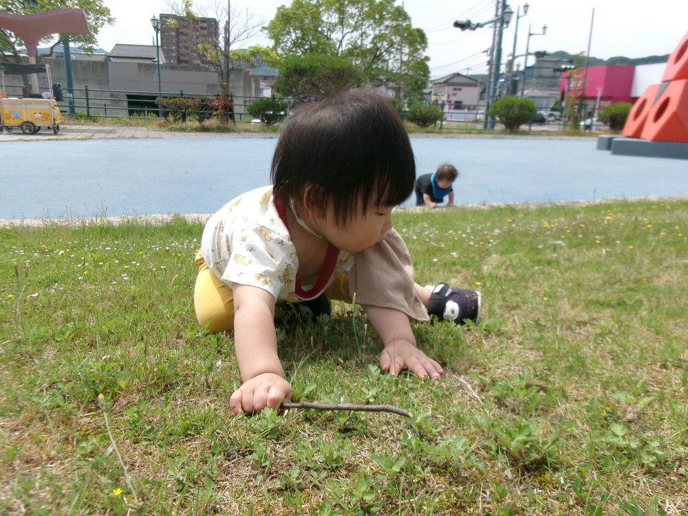 あすてらす公園で遊んでいる