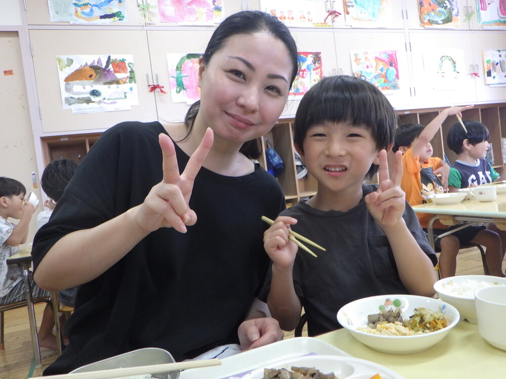 一日保育士体験記念写真