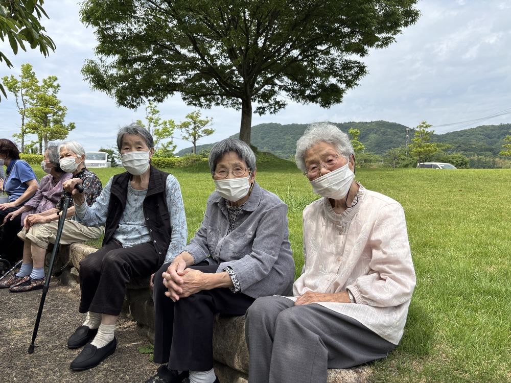 利用者さんの集合写真