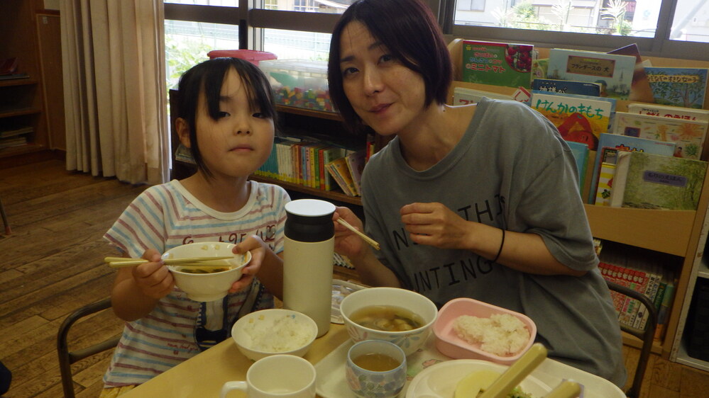 一日保育士体験の様子