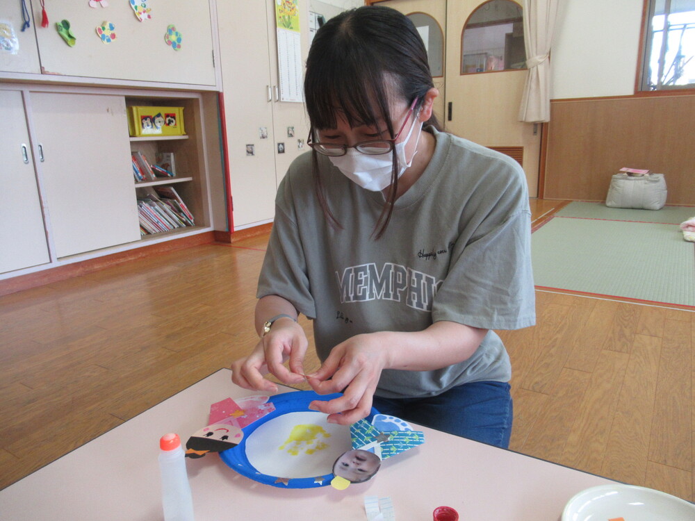 七夕製作の様子