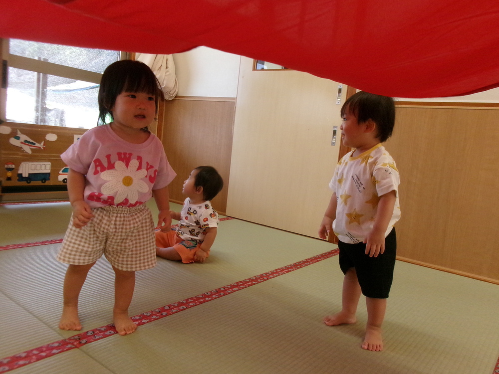 パラウェーブで遊んでいる