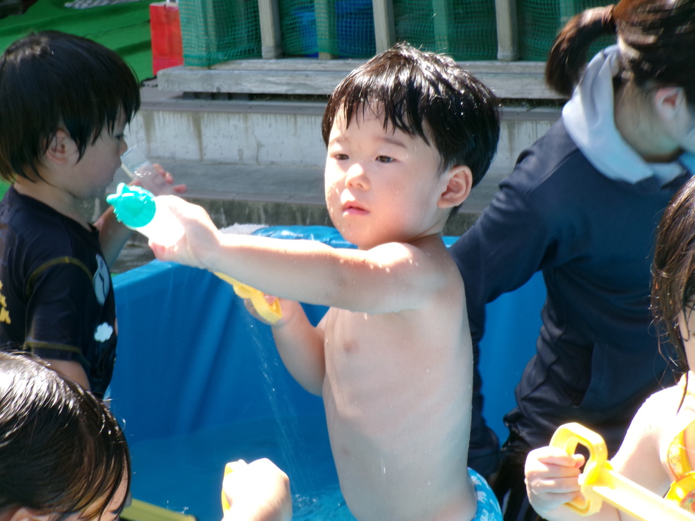 水遊び