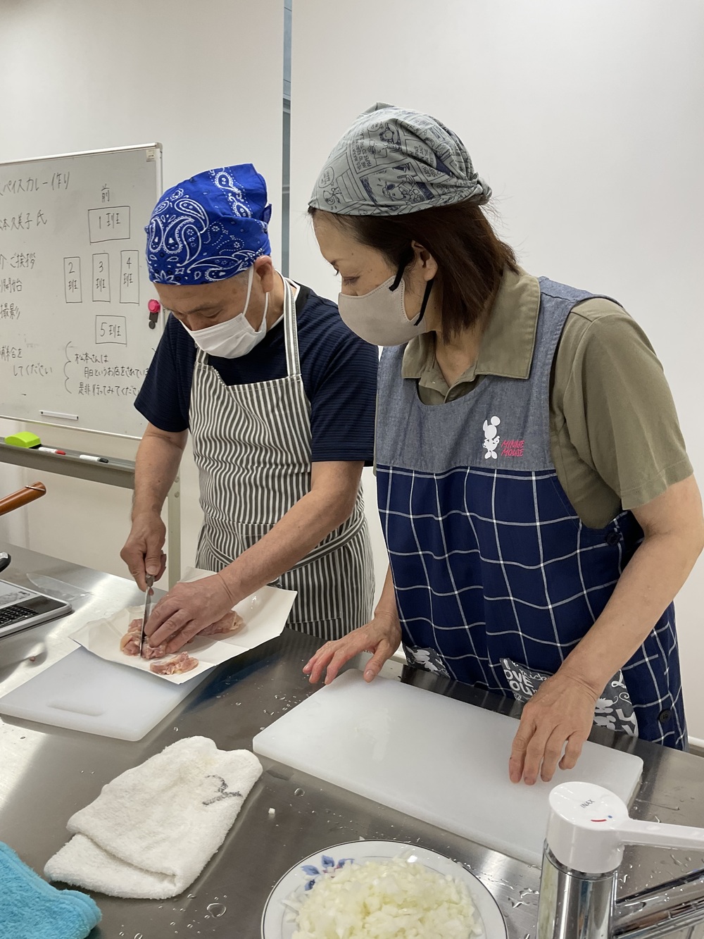 切り作業