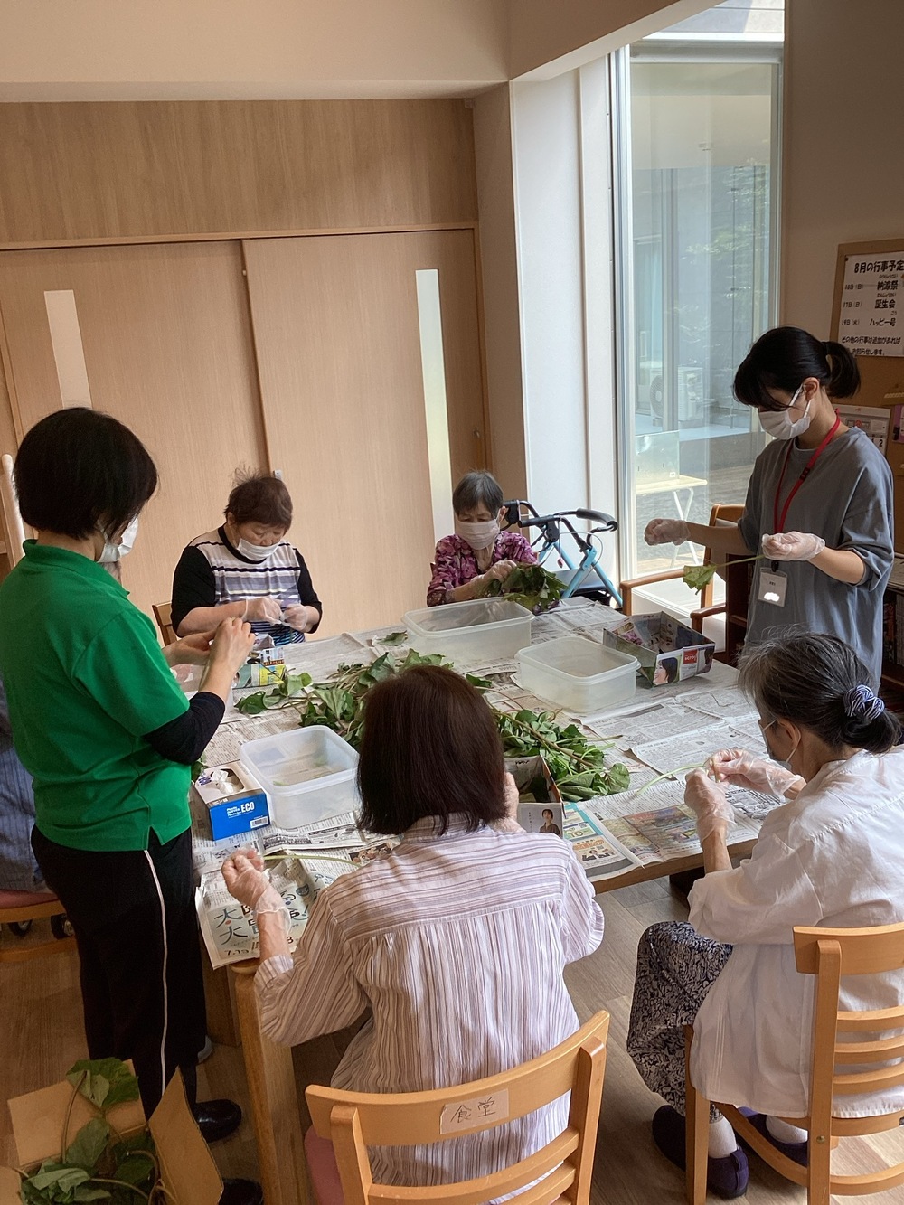 作業の様子