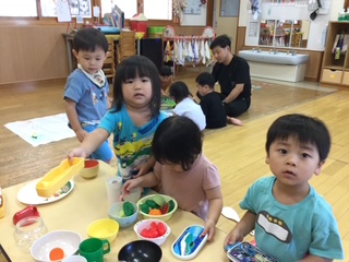 室内遊びの様子