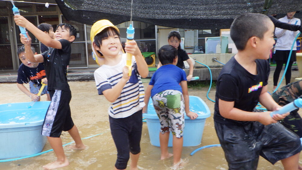 水遊び