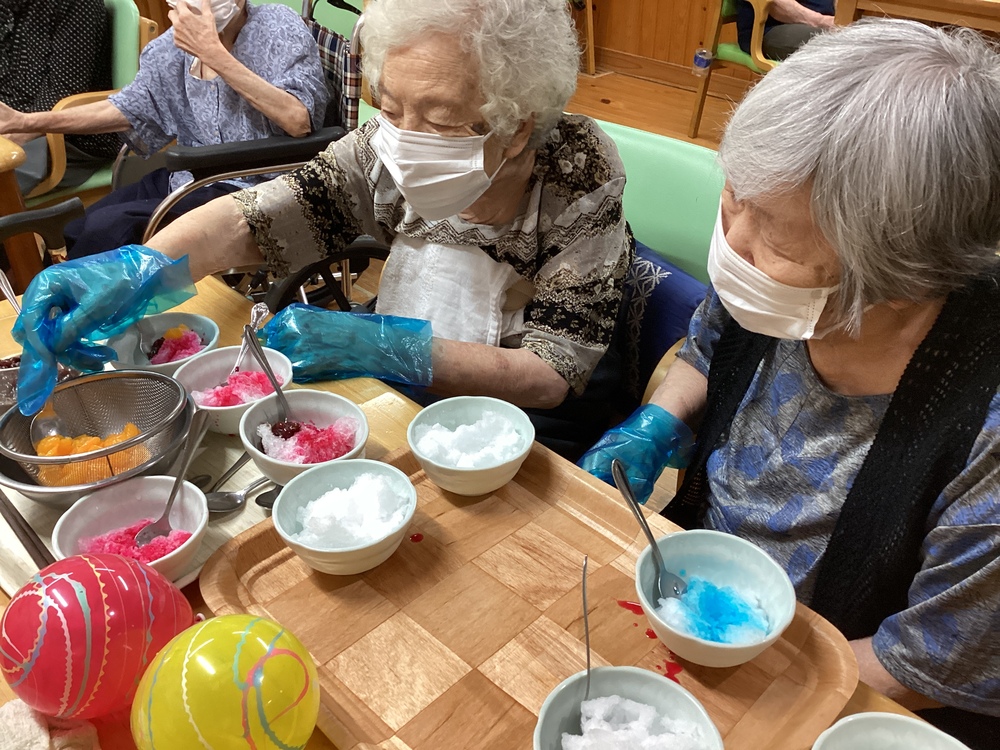 でらぃくすかき氷