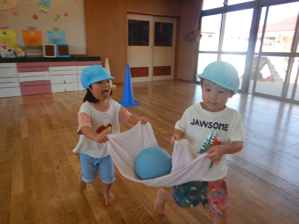運動会ごっこの様子