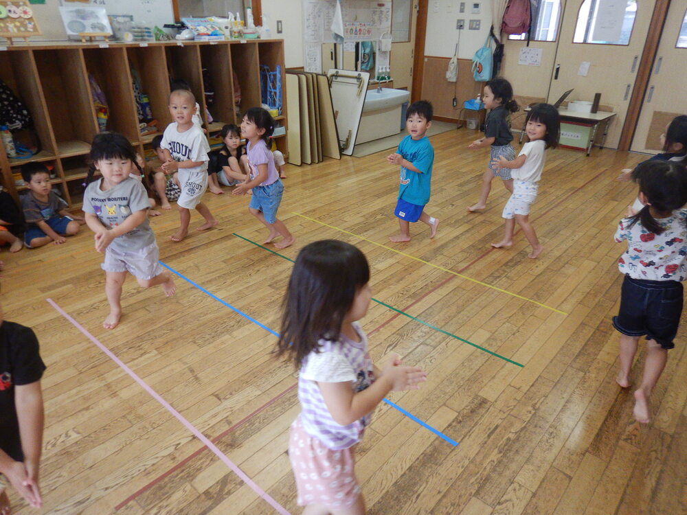 リズム運動の様子
