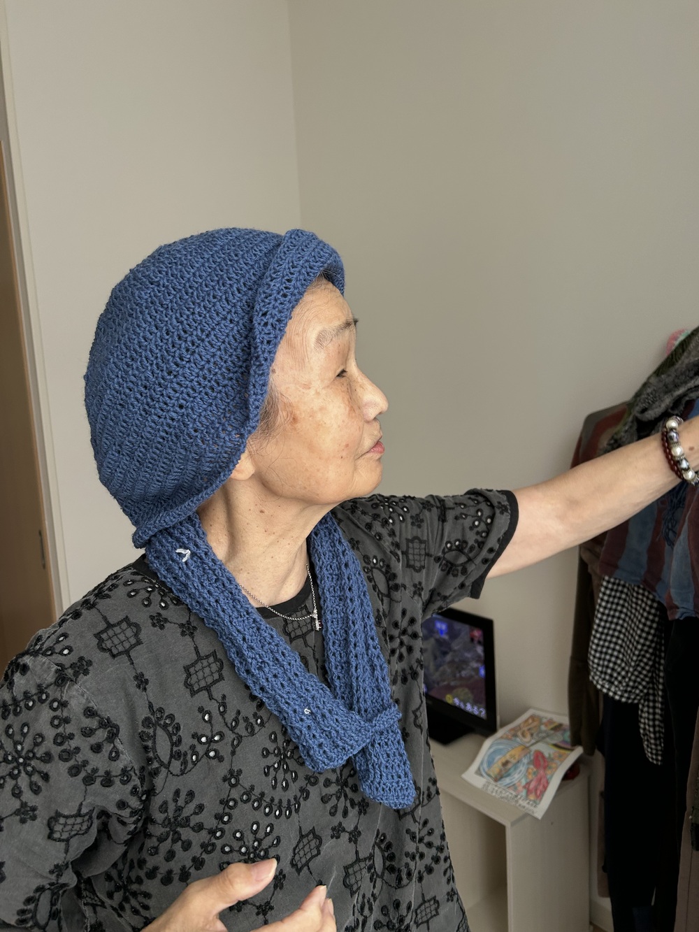 毛糸の帽子