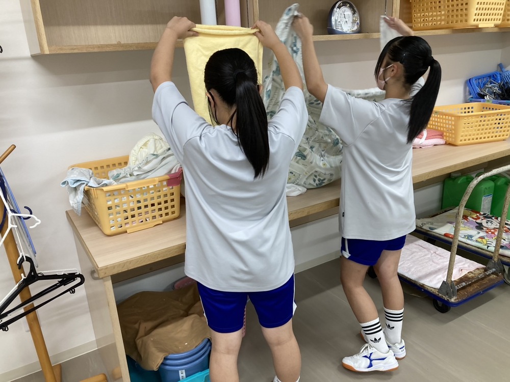 洗濯たたみ