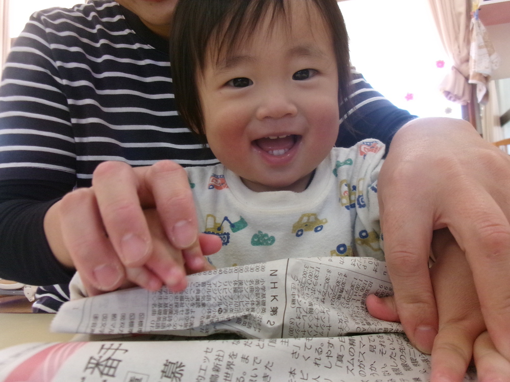 アルミホイルを巻いている