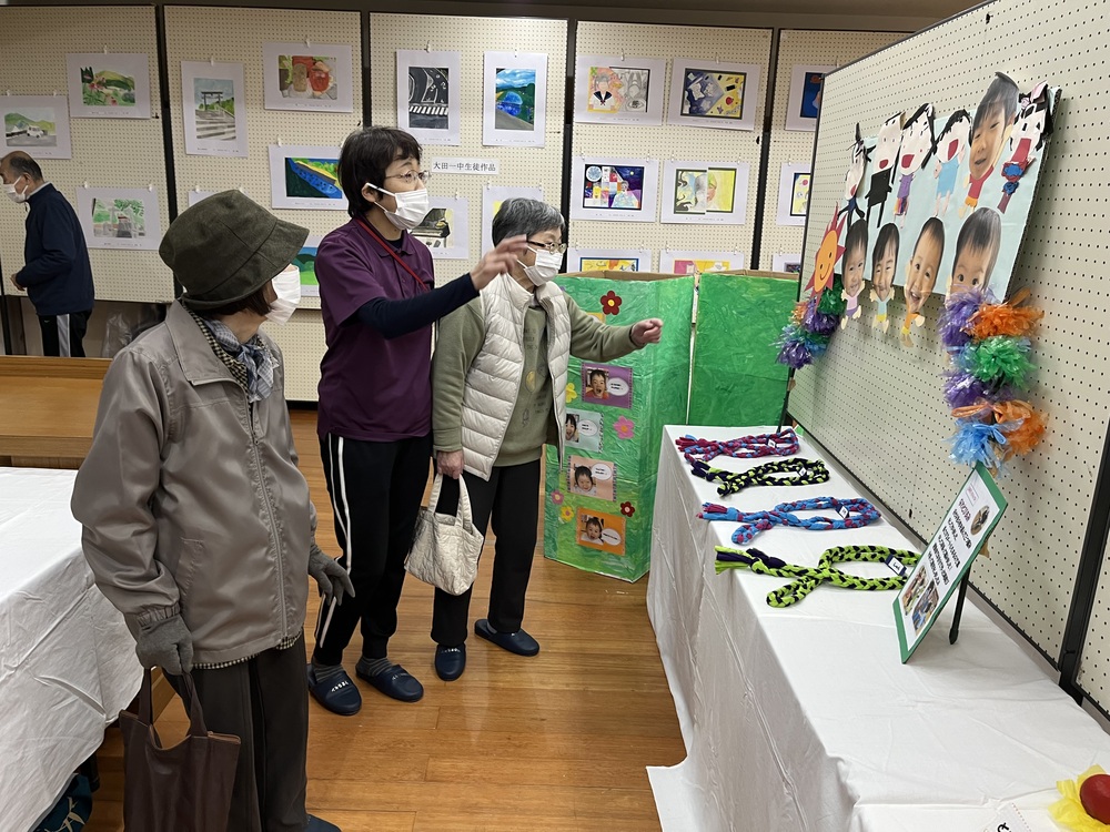 川合町文化祭見学1