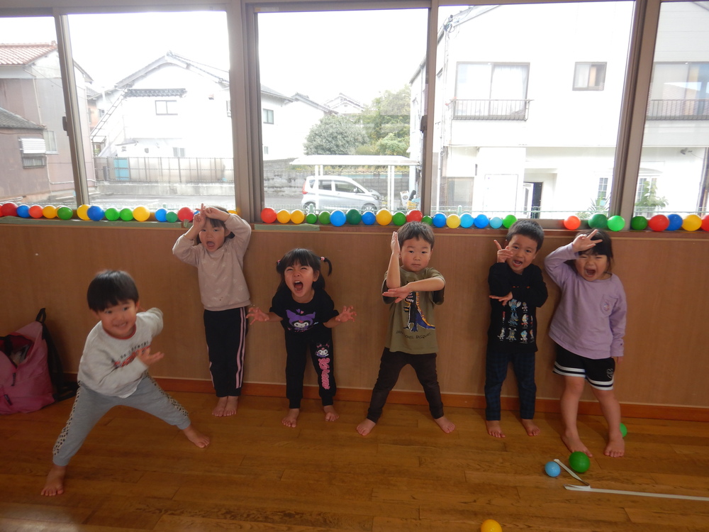 カラーボール遊び (6)