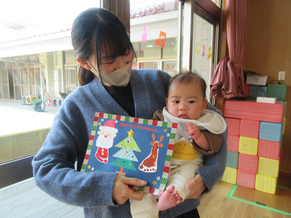 クリスマス製作の様子