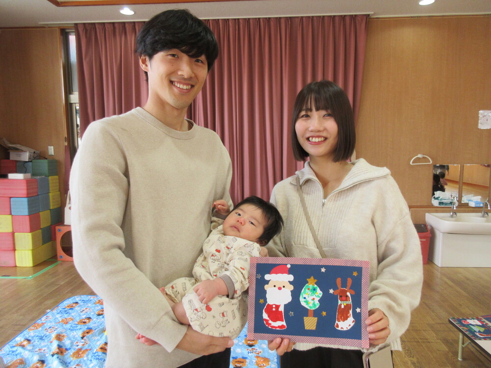 クリスマス製作の様子