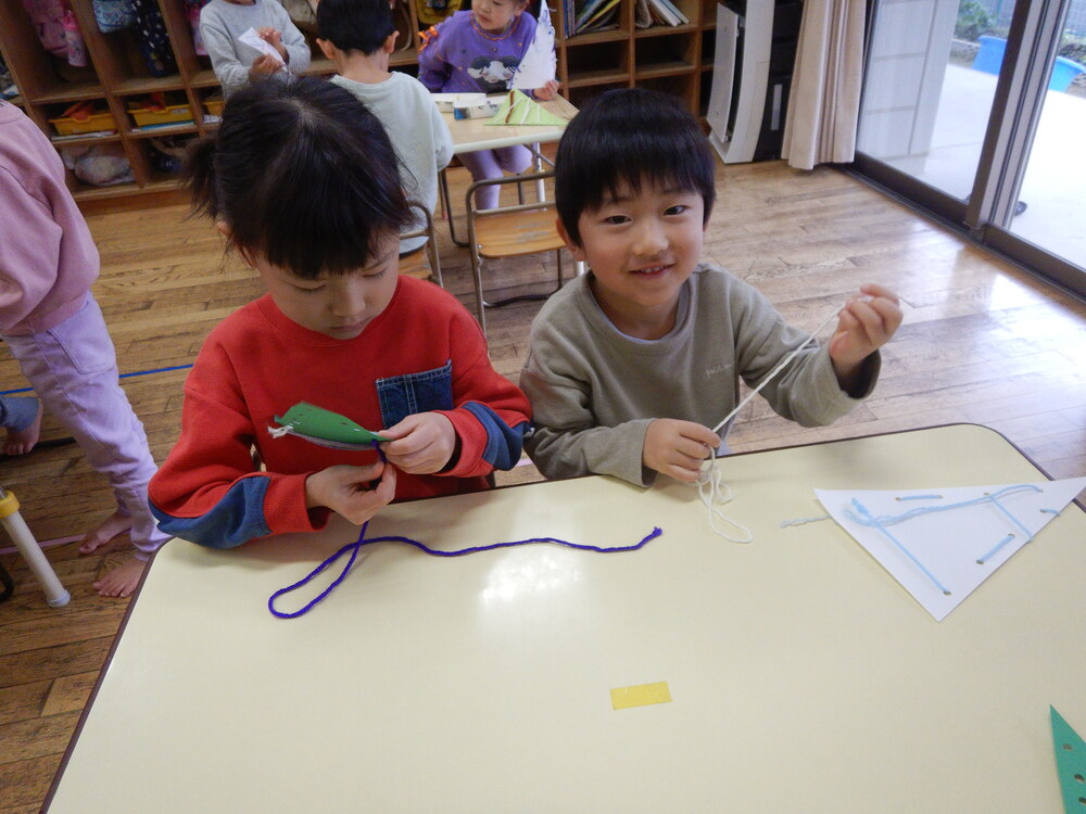 クリスマスツリー制作