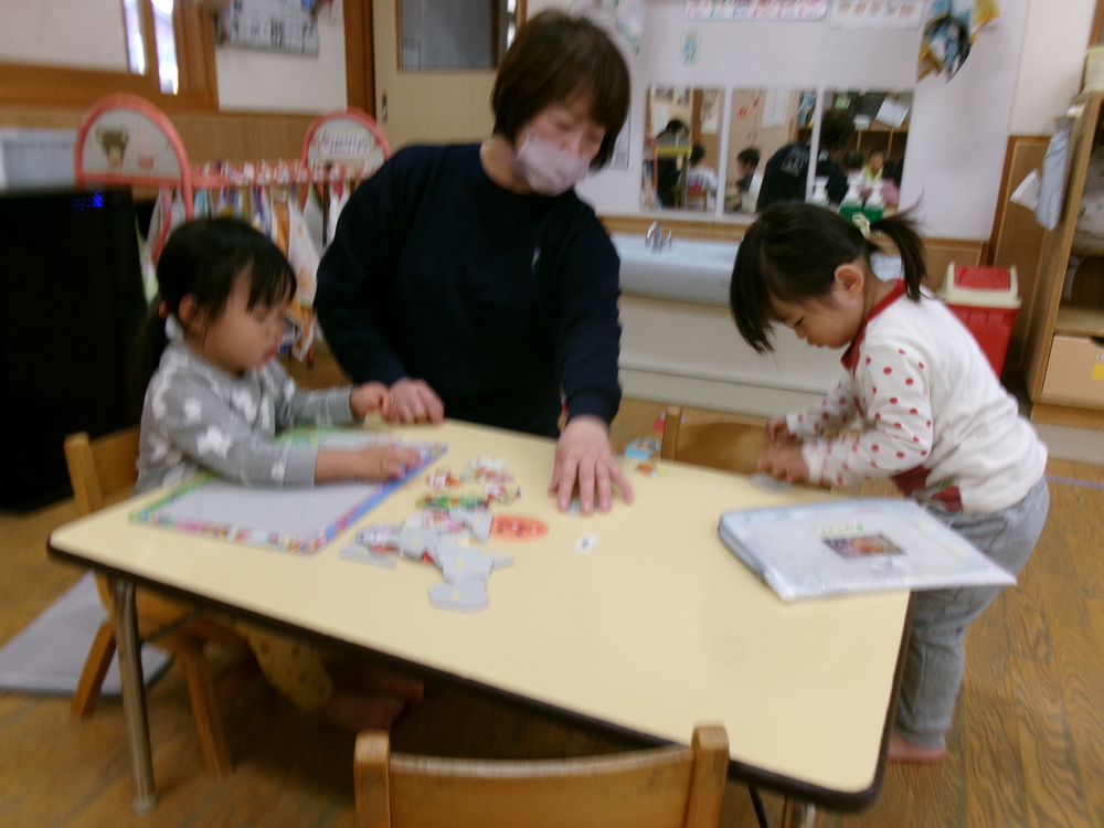 コーナー遊びの様子