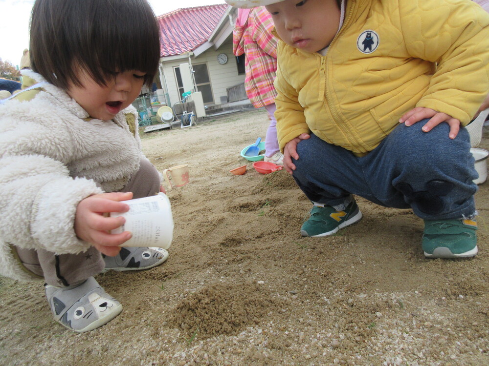 園庭遊びの様子