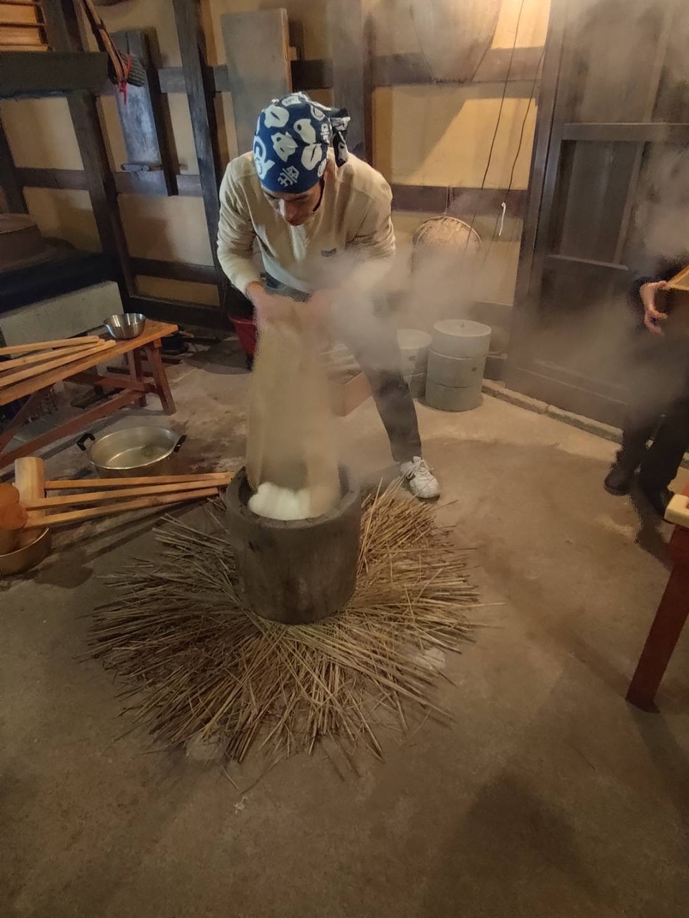 熊谷家餅つき体験2