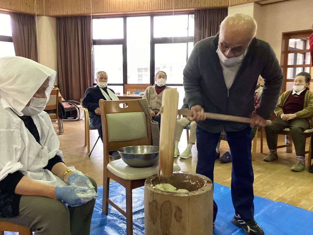 餅つき