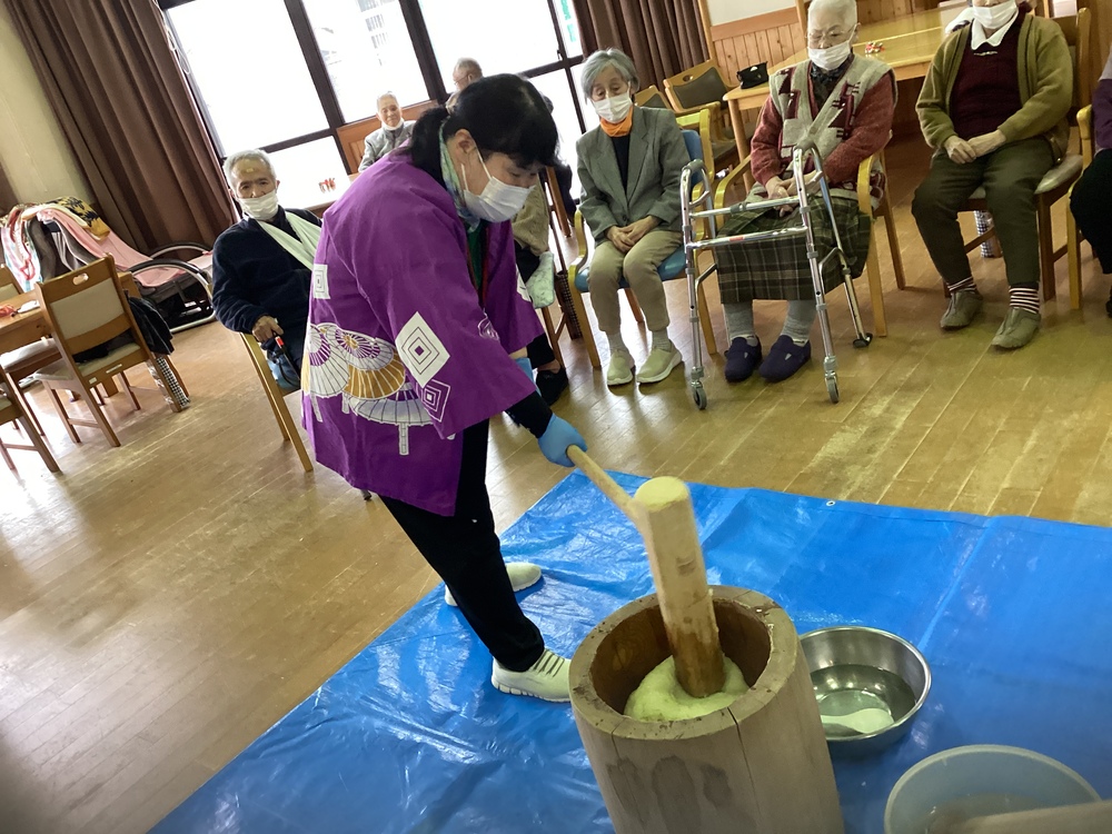 餅つき