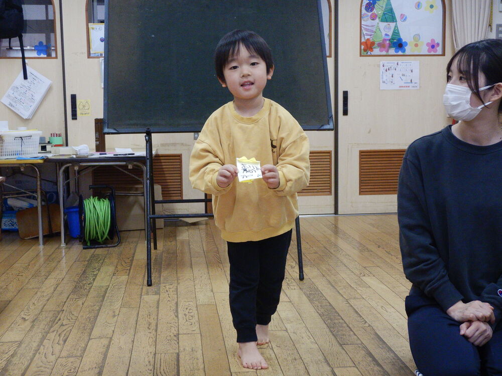 発表している様子２