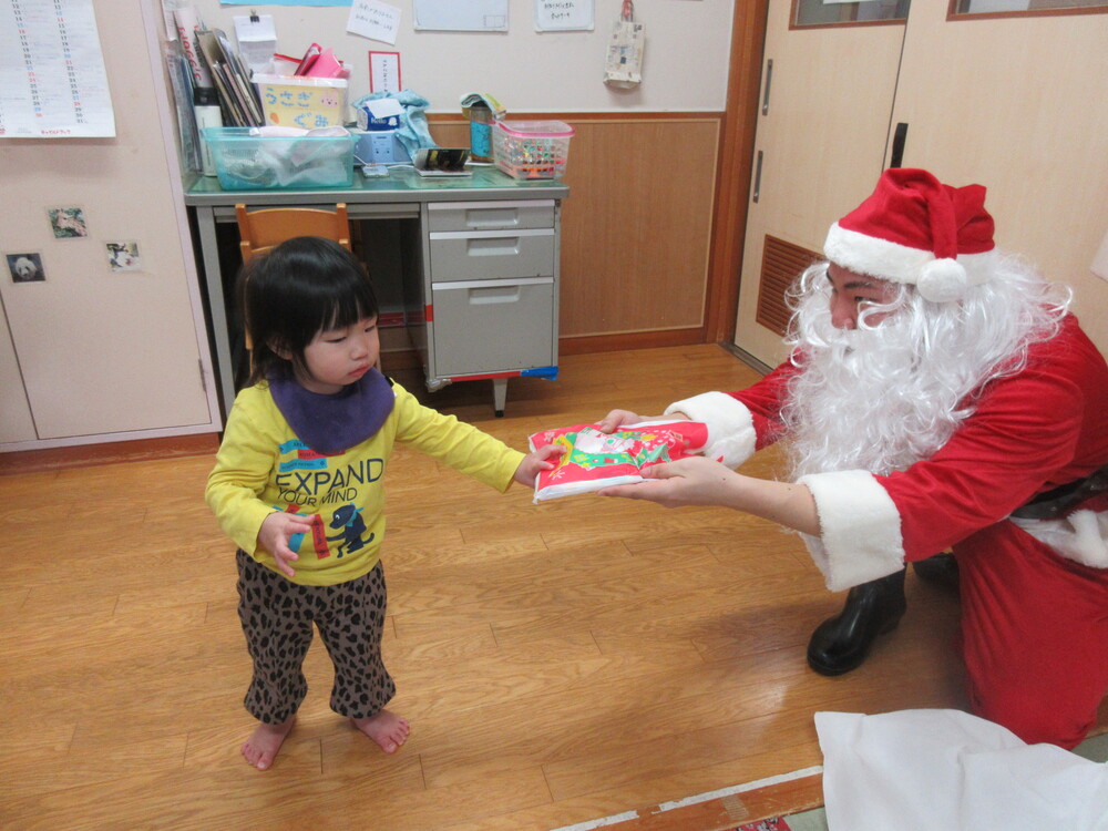 プレゼントをもらう