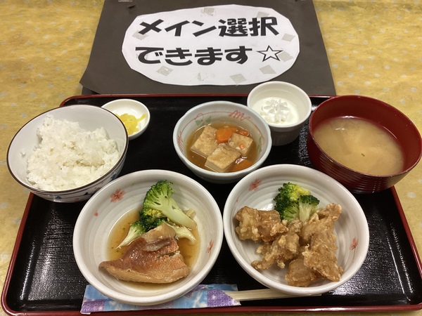 本日の昼食です
