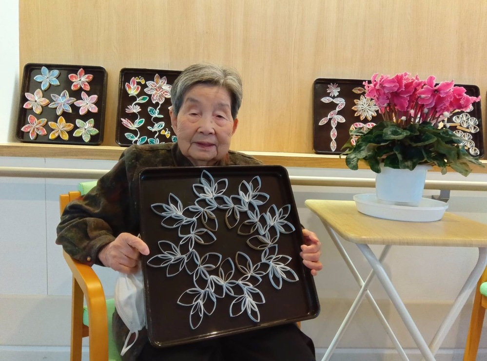 Hさん祝い盆作品