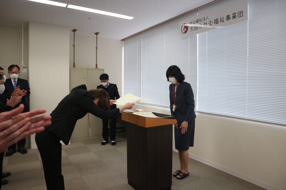 事業団勤続表彰