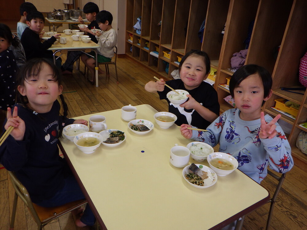 給食の様子