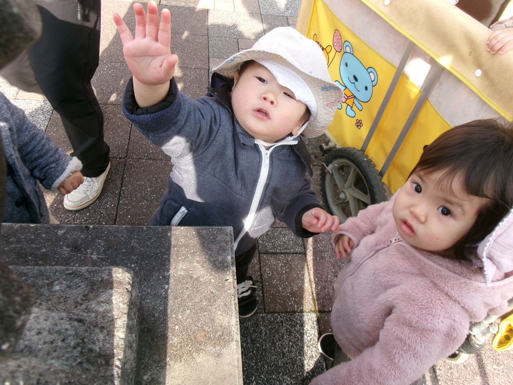 駅まで散歩に行った様子(1)