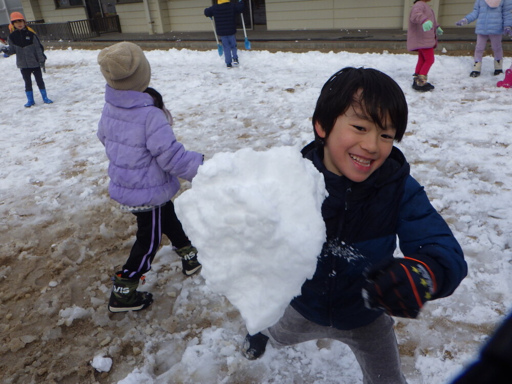 雪遊び９