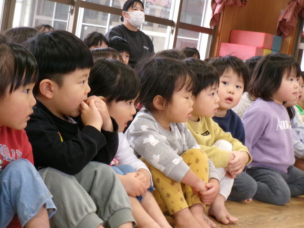 お楽しみ会の練習の様子