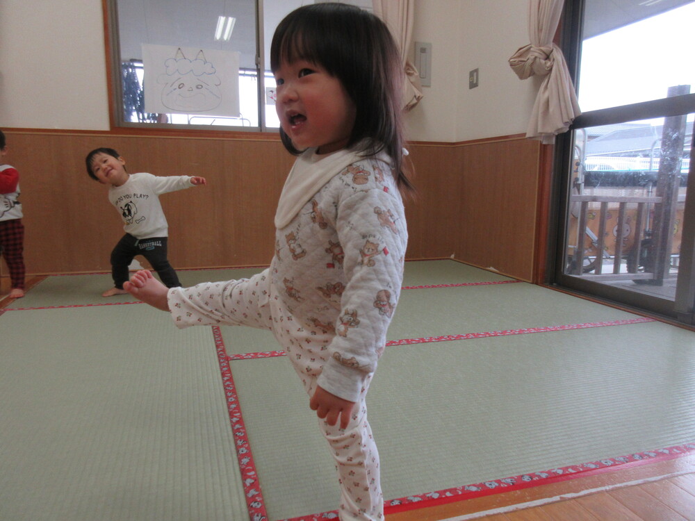 リズムをしている