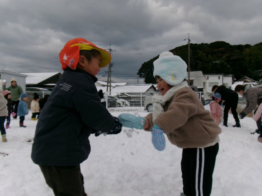 雪遊び1