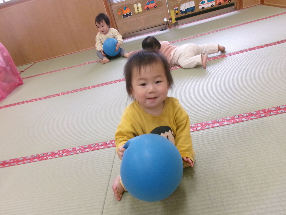 ボールであそんだ様子2